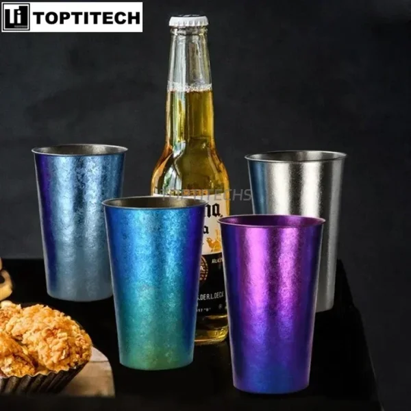 Titanium Beer Cup (Pure Titanium Lifestyle)